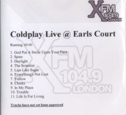 XFM 104.9 London Live @ Earls Court (UK CD-R Promo)