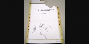 la competition di Coldplay.com