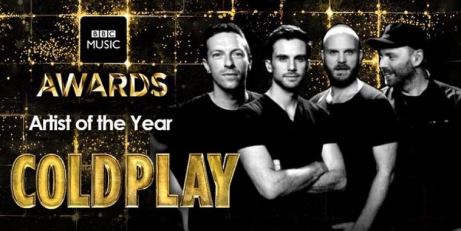 I Coldplay vincono il premio "British Artist Of the Year" ai BBC Music Awards 2016