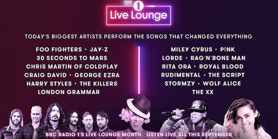 Chris Martin in concerto per BBC Radio 1 Live Lounge