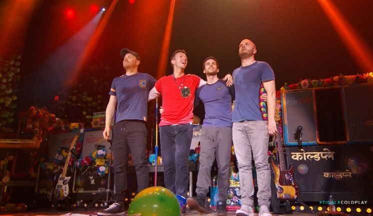 #TIDALXCOLDPLAY: finalmente lo show e Up&amp;Up e AHFOD in anteprima