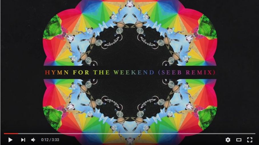 "Hymn For The Weekend": ecco il remix ufficiale di Seeb
