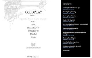 newcoldplaywebsite